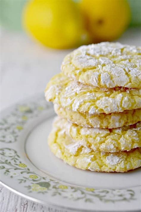 Lemon Crinkle Cookies