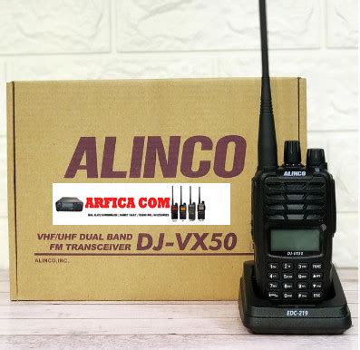 Jual HT Alinco DJVX50 DJ VX50 DJ VX50 VX 50 DUAL BAND Garansi Resmi