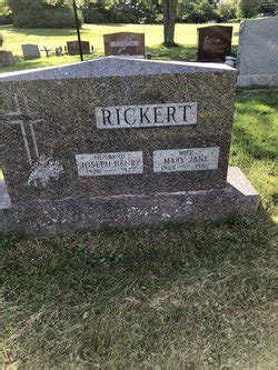 Joseph Henry Rickert 1920 1977 Find A Grave Memorial