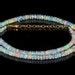 Aaa Full Welo Power Natural Ethiopian Opal Faceted Rondell S Beaded