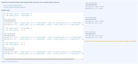 Home Assistant Binary Sensor Template