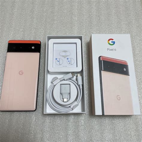 32割引1着でも送料無料 Google Pixel 6 Kinda Coral 128 GB SIMフリー スマートフォン本体 スマート