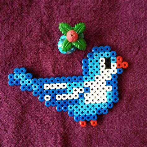 Blue Birdo by Arinna-Falarwe | Diy perler bead crafts, Hama beads design, Perler bead art