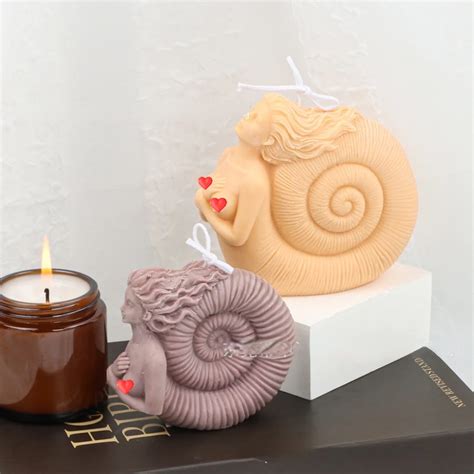 Conch Girl Candle Silicone Mold Ocean Goddess Aromatherapy Gypsum Craft