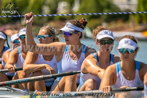 Stanford Ltw Vs Usd Vs Smc Women Rowing Photo