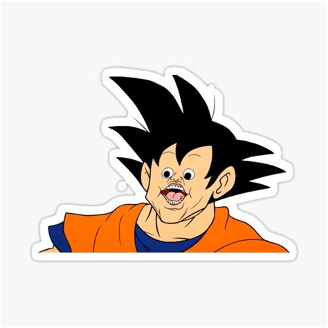 Goku Meme Sticker For Sale By Noyza Redbubble