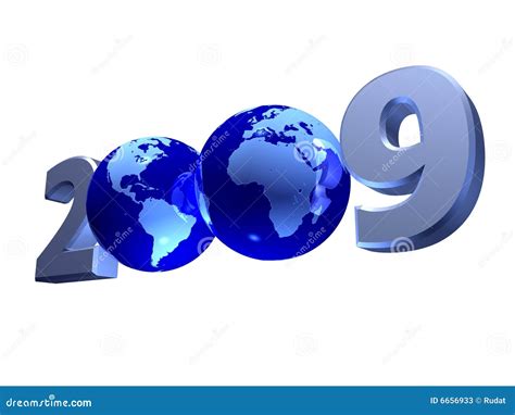 New Year 2009 stock illustration. Illustration of element - 6656933