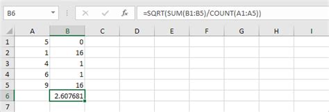 Standard Deviation In Excel Step By Step Tutorial