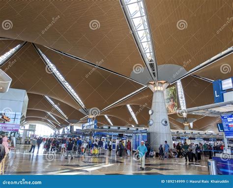 Check In Counter At Kuala Lumpur International Airport Klia Malaysia