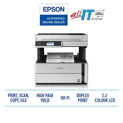 Epson Ecotank Monochrome M3170 Wi Fi All In One Ink Tank Printer Shopee Malaysia