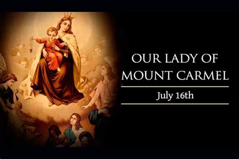 Our Lady Of Mount Carmel Ewtn Global Catholic Television Network