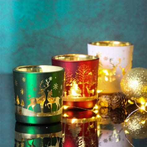 Empty Luxury Candle Jars Glass Christmas Candle Holderhigh Quality Glass Candle Jarglass