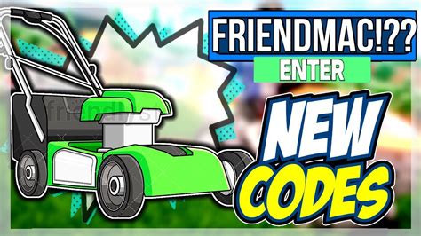 2021 October Roblox Lawn Mower Simulator Codes All New Release Codes Youtube