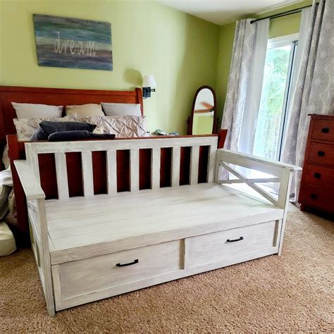 Daybed With Storage Trundle Drawer Modified Ana White