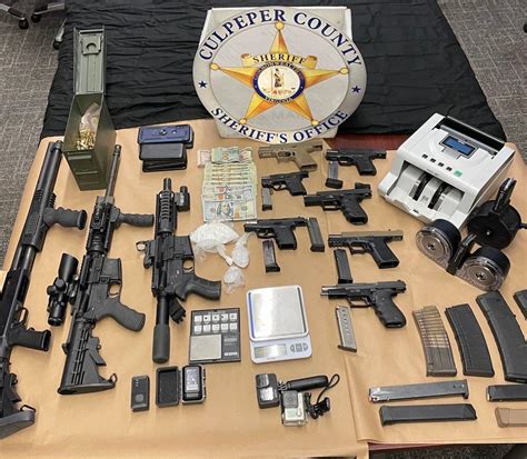 Task Force Meth Guns Cash Seized In Culpeper Raid