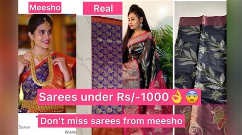 Dont Miss Meesho Beautiful Sarees Under 1000Rs With Saree Codes