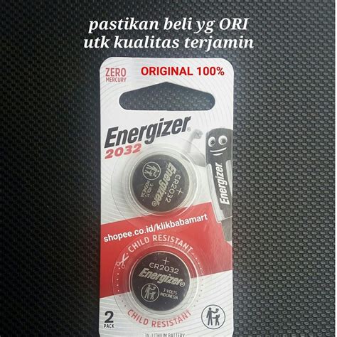 Jual Batu Baterai Energizer Cr Lithium V Batu Batre Gepeng Pipih