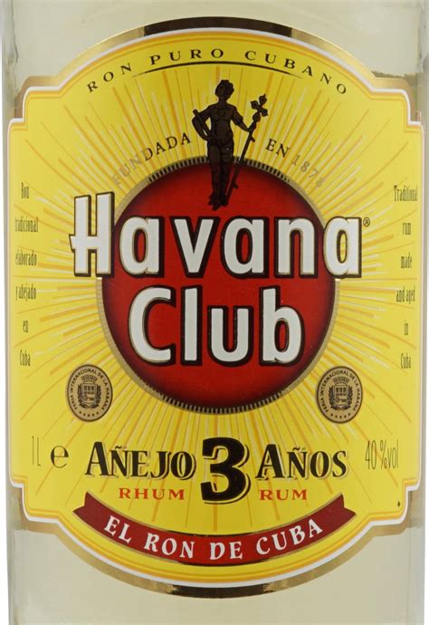 Havana Club 3 Jahre 1 Liter Und 40 Vol 450 Rumsort