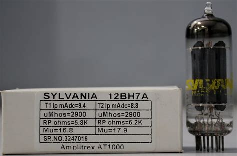 Bh A Sylvania Nos O Getter Made In U S A Amplitrex Reverb