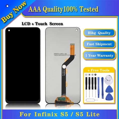 100 Tested Tft Lcd Screen For Infinix S5 S5 Lite X652 X652b X652c With Digitizer Full