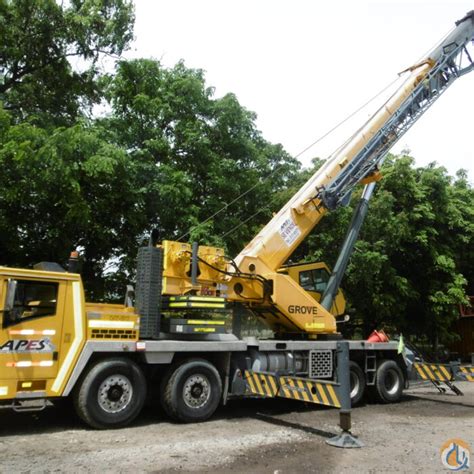 Grove Tms800e Truck Mounted Telescopic Boom Cranes Good Walter Payton