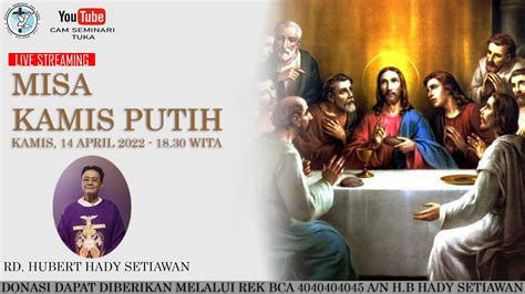 Live Devosi Koronka Dan Misa Kamis Putih P Pkl