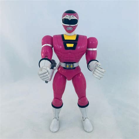 Bandai 1997 Power Rangers Turbo Repeating Turbo Punching Action Pink R Angel Grove Toys