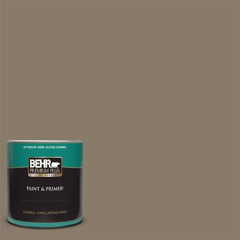 Behr Premium Plus Qt Ppu Native Soil Semi Gloss Enamel Exterior