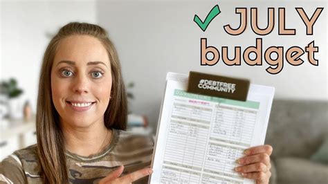 PAYCHECK BUDGETING Come Budget With Me July 2020 Budget An Update