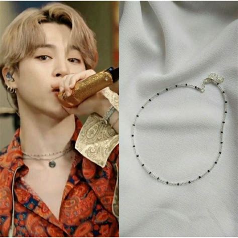 Jual Beaded Choker Beaded Necklace Kalung Jimin BTS Suga Inspired