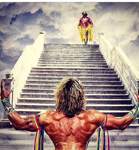 The Ultimate Warrior And Randy Savage Meet On Stairway To Heaven In