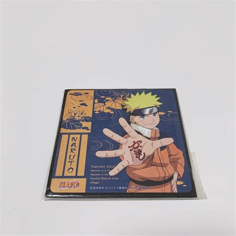 絕版 《火影忍者 狐忍 Naruto》渦卷鳴門 漩渦鳴人 精美 杯墊 收藏品 興趣及遊戲 玩具 And 遊戲類 Carousell