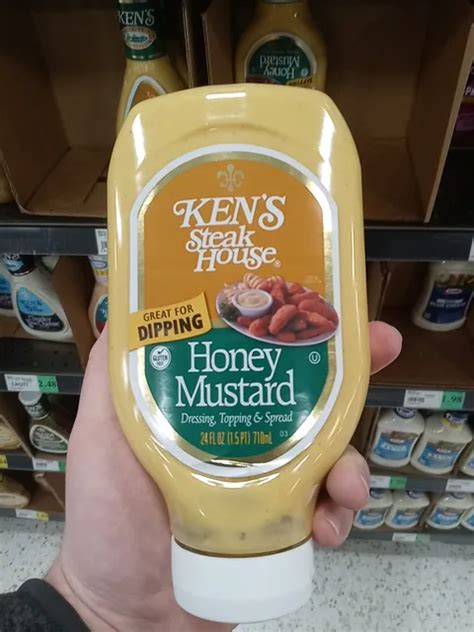 Kens Steak House Honey Mustard Dressing Topping Spread