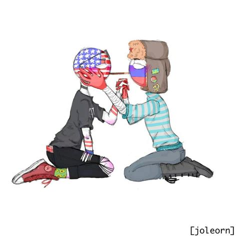 Countryhumans Kissing