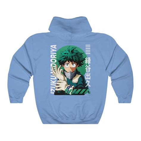 Izuku Midoriya Deku Hoodie My Hero Academia Hoodie Boku No Etsy