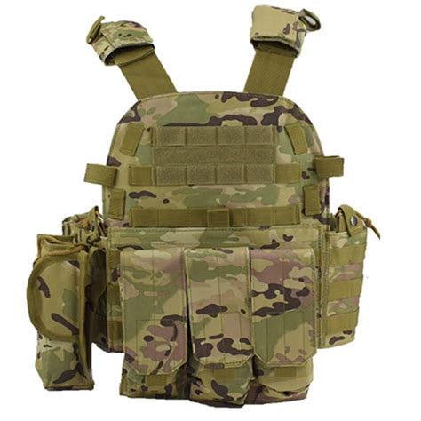 Nylon Pouch Molle Gear Tactical Vest Body Armor Hunting Plate Carrier