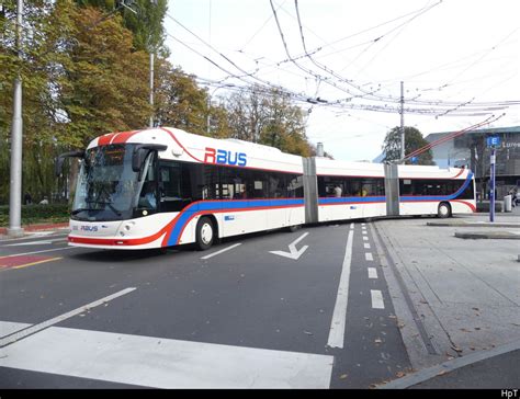 Vbl Hess Trolleybus Nr Unterwegs Auf Der Linie In Luzern Am