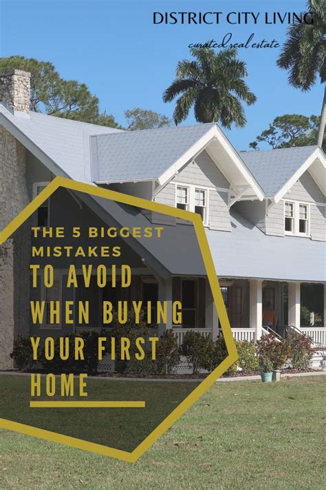 A House With The Words The Biggest Mistakes To Avoid When Buying Your