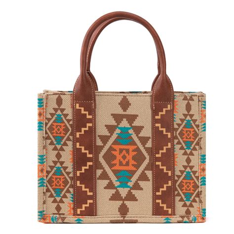 Wrangler Tote Bag For Women Western Shoulder Purses Boho Aztec Satchel