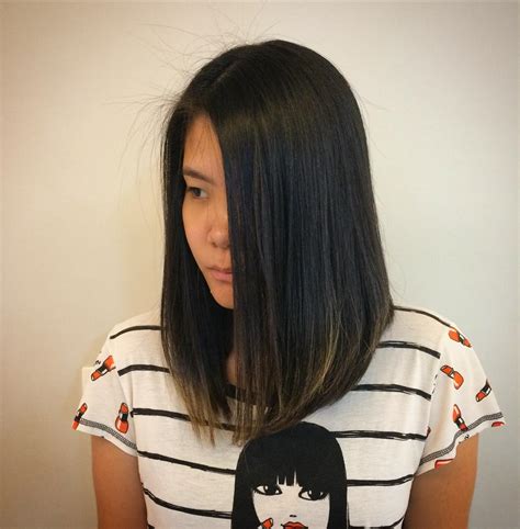 Long Bob Haircut With Some Highlights - Blurmark