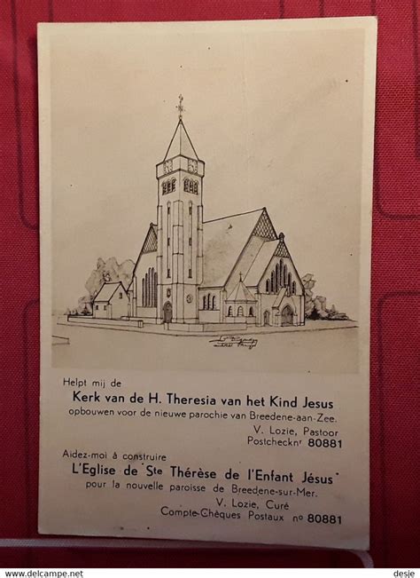 Meise Bredene Plan Kerk Van De H Theresia Van Het Kind Jezus