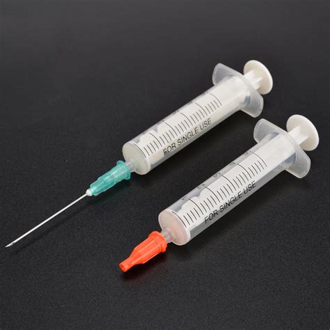 5 Set Measuring Syringe 0 8 40 Mm 5ml Disposable Plastic Syringes 21G