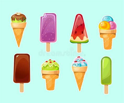 Cartoon Ice Cream Stock Illustrations 84106 Cartoon Ice Cream Stock