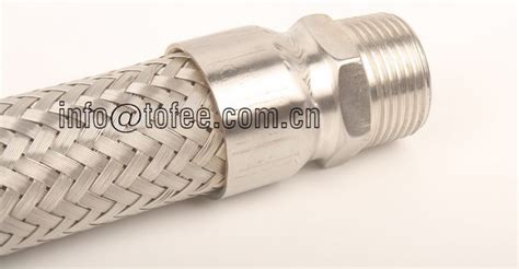 Threaded Braided Stainless Steel Flexible Hose Guangzhou Tofee