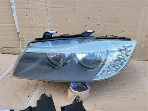 Lampa przód lewa prawa BMW 3 E90 E91 Lift Lci Oryginalna Kompletna H7