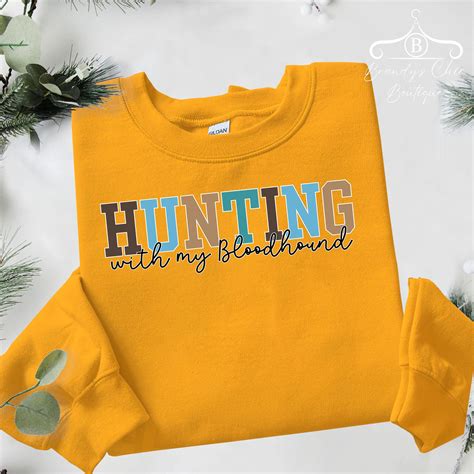 Bloodhound Hunting Sweatshirt Bloodhound Dog Hunting Shirt