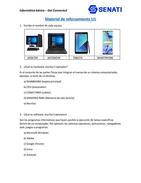 Sinu Unidad Material Reforzamiento Fcm Inform Tica B Sica