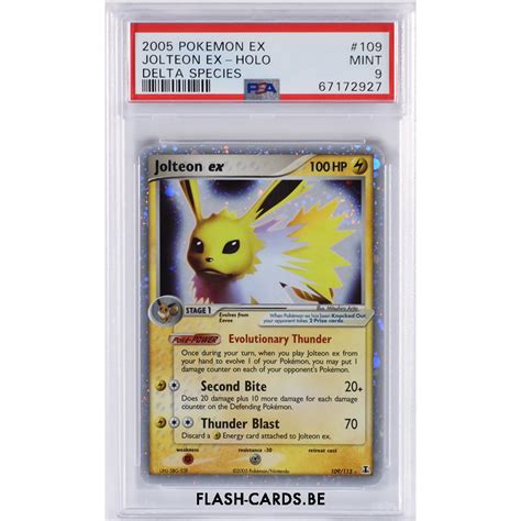 Delta Species Jolteon Ex Psa Flash Cards