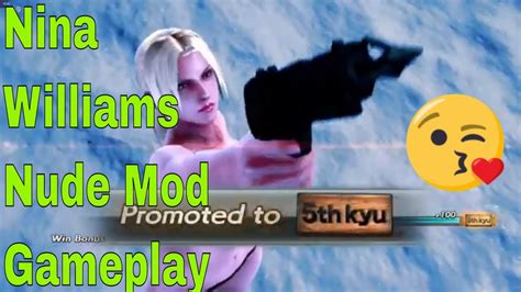 Tekken 7 Nina Williams Nude Mod Gameplay 2k21 1080p 60FPS YouTube