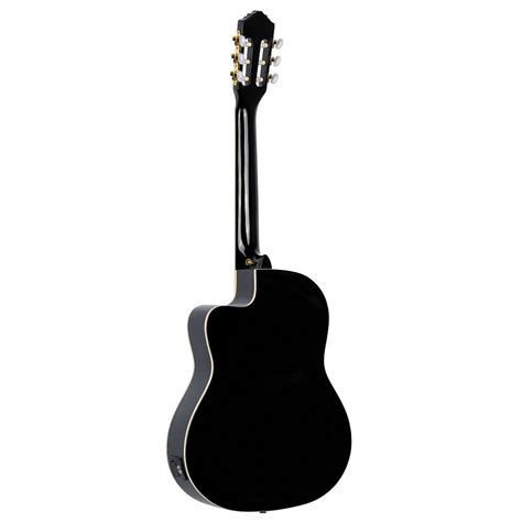 Ortega Rce Bk Klassikgitarre Mit Tonabnehmer Und Cutaway Thinline